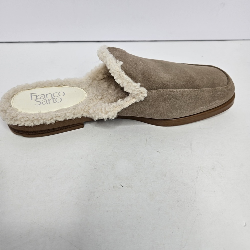 Franco Sarto Mules Fleece Shoes Size 10 M Heel To Toe 11.5" - Picture 7 of 13